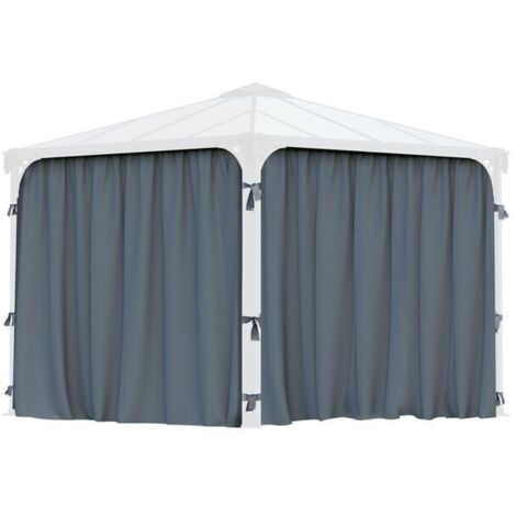 Canopia Set Di Tende Per Gazebo Palermo E Milano 3.7X2.2 m