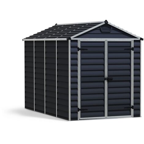 Canopia Skylight Casetta Da Giardino in Policarbonato 303X185X217 cm Grigio Scuro