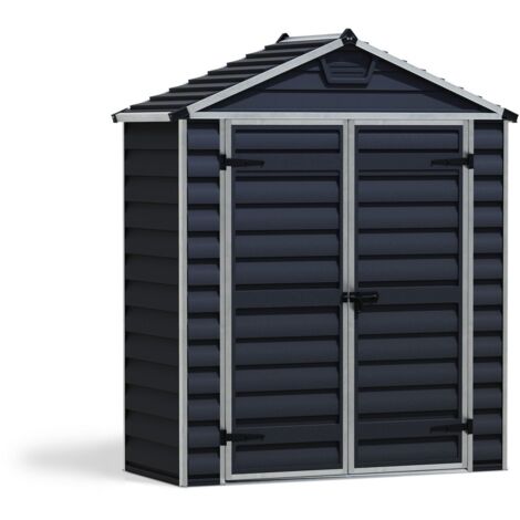 Canopia Skylight Casetta Da Giardino in Policarbonato 90X185X217 cm Grigio Scuro