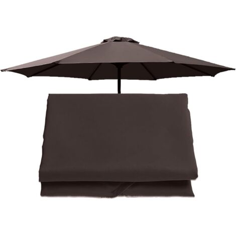 Canopy 300cm8 Ribs Cover, Colors, Top Only, Garden Parasol Replacement Umbrella Cloth (Color : Navy, Si