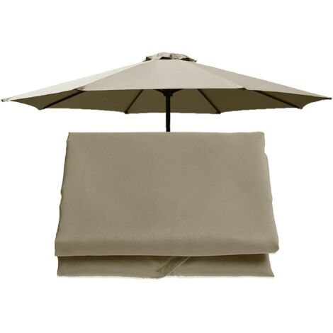 Canopy 300cm8 Ribs Cover, Colors, Top Only, Garden Parasol Replacement Umbrella Cloth (Color : Navy, Si