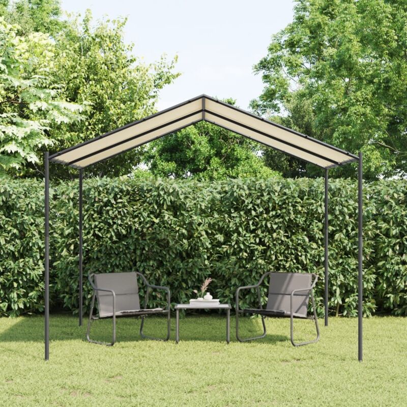 Vidaxl - Canopy Tent Beige 3x3 M Steel And Fabric