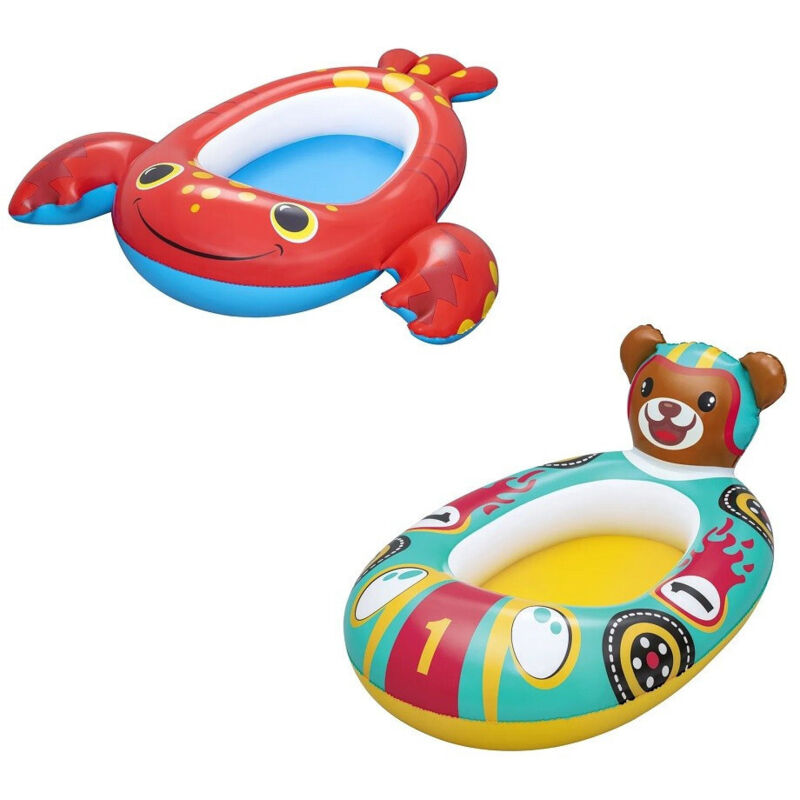 Trade Shop - Canottino Canotto Aragosta 117X116Cm / Orso 109X69Cm Bambini Piscina Mare 34170 -