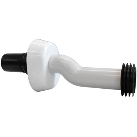 GO PLAST Canotto bianco eccentrico per connessione cassetta da incasso a wc