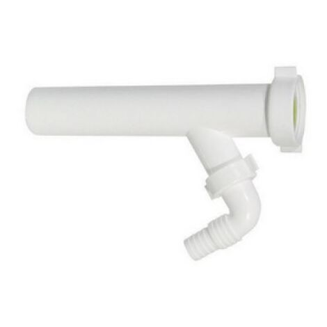 CANOTTO CON ATTACCO LAVATRICE CON DISPOSITIVO ANTIRISUCCHIO 1&quot1/4 x 32 mm