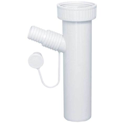 CANOTTO CON ATTACCO SCARICO LAVATRICE 1""1/2 x Ø40