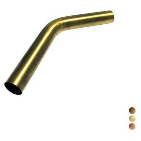 CANOTTO CON CURVA 45° D. 30 X 280 Ramato DH