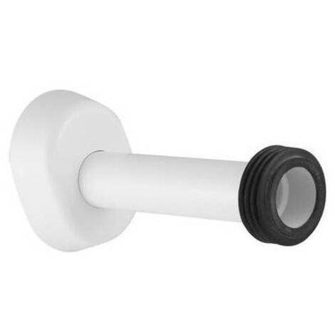 CANOTTO DI ALLACCIAMENTO TELESCOPICO PER CASSETTA SIRENA Diam. 40/44 L.250 Bianco DH