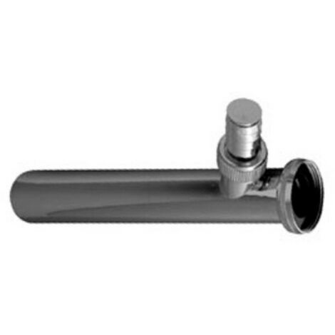 CANOTTO FLANGIATO CROMATO CON ATTACCO LAVATRICE 1 1/4 x 32 mm BONOMINI