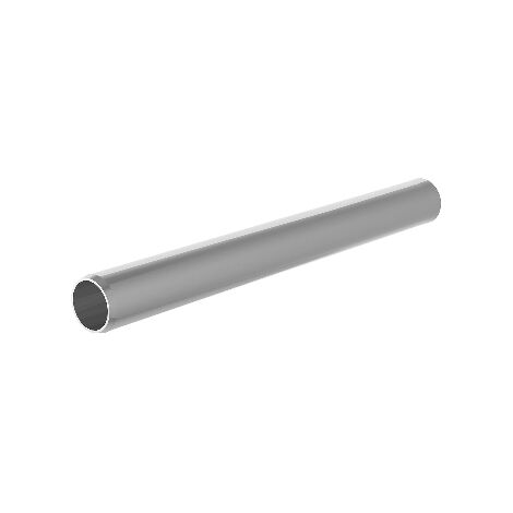 Canotto liscio in abs cromato d. 26 x 250 mm