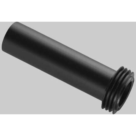 CANOTTO NERO PE A SALDARE CON MORSETTO - Ø 45 - Cm. 18,5