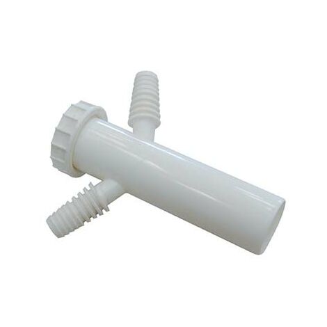 CANOTTO PP + GHIERA + 2 ATTACCHI - BIANCO MM 40 11/2- 10 pezzi