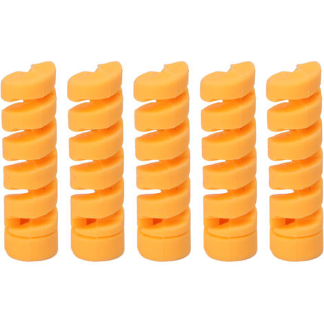 CANSUCC 5 Fahrradrahmenschützer aus Gummi für Brems- und Schaltzüge, Gelb