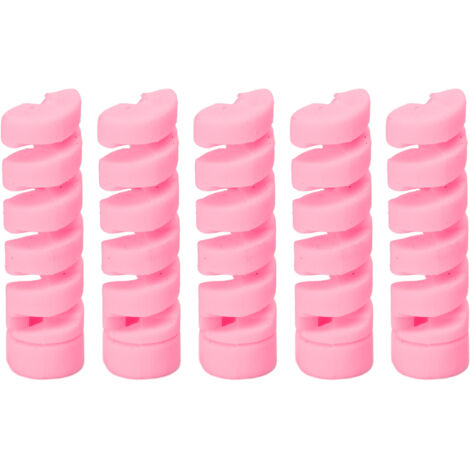 CANSUCC 5 Gummi-Rahmenschützer für Fahrradbrems- und Schaltzüge – Rosa