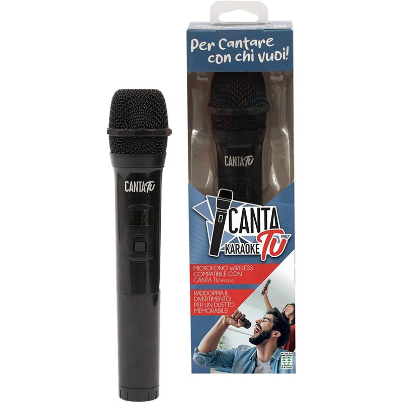 Image of Giochi Preziosi - Microfono Canta Tu Karaoke Wireless Wi-Fi Distanza 10 mt Impugnatura Ergonomica