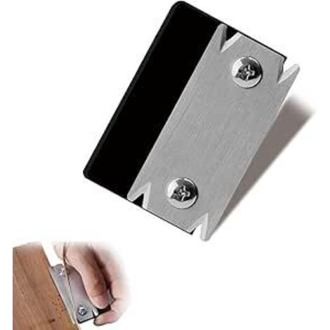 Canteadora para madera, canteadora manual con 1 cuchilla de repuesto. Mini cepilladora manual para madera, cepilladora angular para madera, PVC y ABS.