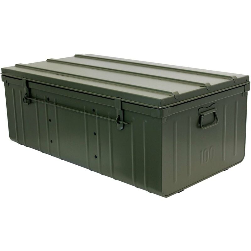 Pierre Henry - Cantine de rangement en acier Premium 100 cm kaki 175 l