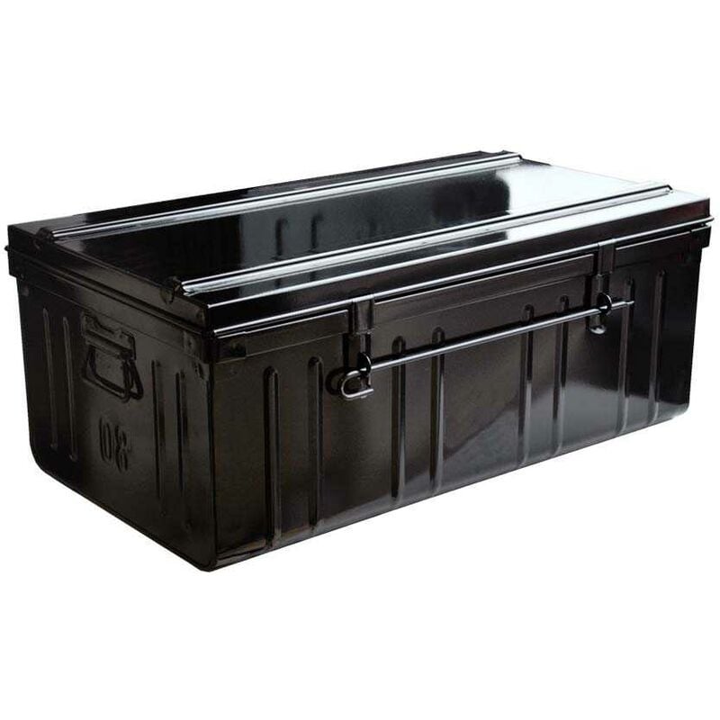 Pierre Henry - Cantine de rangement Premium en acier noir 95 litres