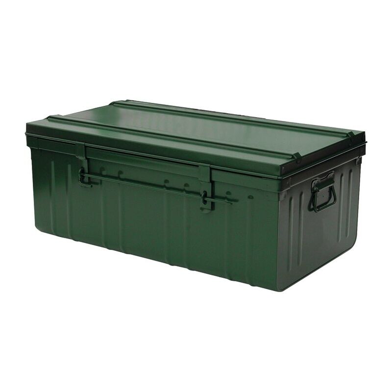 Finish - Cantine métal laquée verte - 80 cm