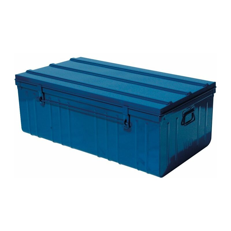 Cantine métal laquée bleue - 1 m