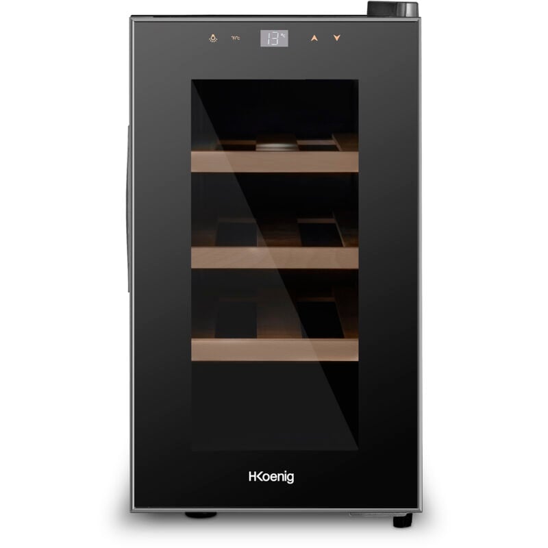 Cantinetta da 8 bottiglie 11-18°C, 3 ripiani, 70W