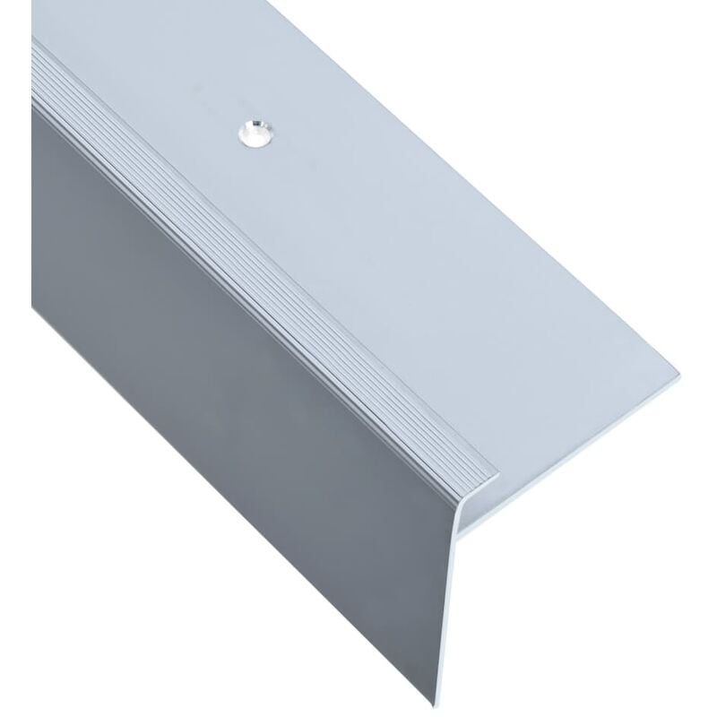 

Cantoneras de Escalera 15 Unidades Aluminio Forma de F Plateado 100 cm - Plateado - Vidaxl