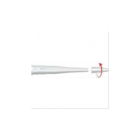 Canule avec bouchon pour cartouche de mastic - sachet de 5