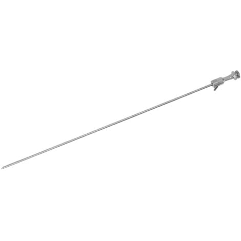 Canule Insemination Bovine Professionnelle 304 Stainless Steel 46cm Tube de Transfert Semen Congele pour Fermes Elevage Insemination Artificielle