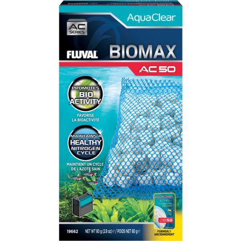 Canutillos Biomax para filtro AquaClear Fluval AC