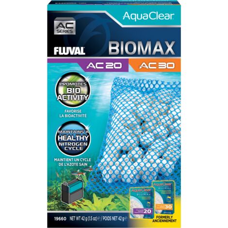 Canutillos Biomax para filtro AquaClear Fluval AC