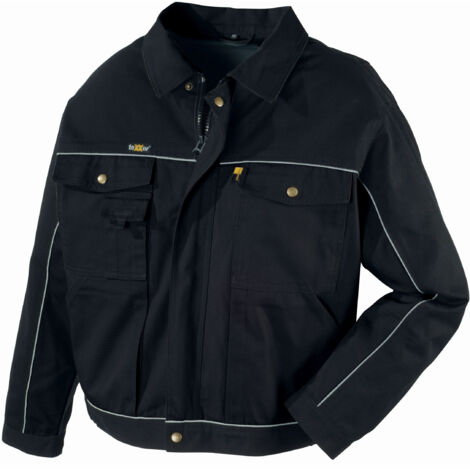 Canvas (320 g/m²) Bundjacke RIO schwarz/schwarz Größe S