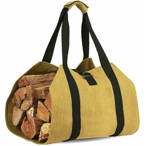  Boho Canvas Firewood Carrier Bag, Elephant Art Heavy Duty Log  Carrier Tote Bag for Fireplace Outdoor Camping Trip Accessories Firewood  Carrier Sling Bag with Handles : Home & Kitchen