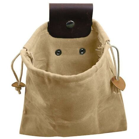 Canvas Foraging Pouch, Garden Fruit Picking Bag, Mushroom Foraging Bag