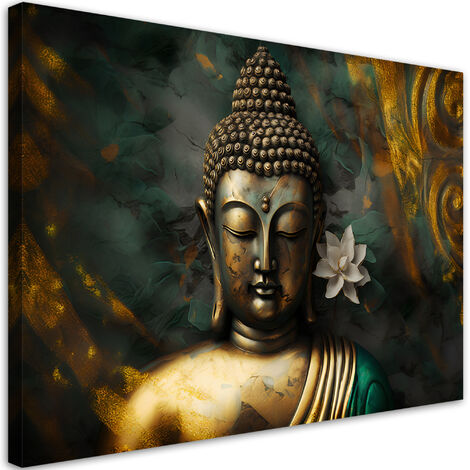 Canvas print, Buddha Zen Abstraction - 100x70