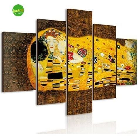 Canvas vogue klimt il bacio cm66 x 115