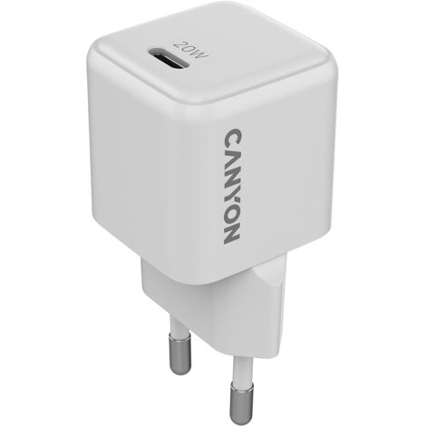 CANYON CU20C GaN 20W 1xPD EU-Wandladegerät Weiß