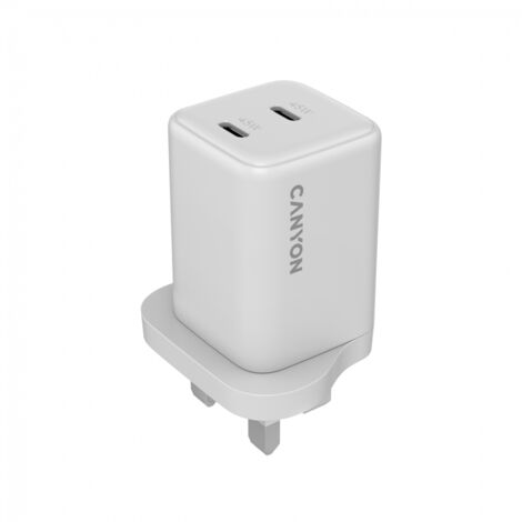 CANYON CU45AC GaN 45W 2xPD UK Weiß