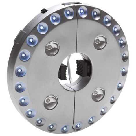 CAO - Lampe tente / parasol 28 led abs gris 16cm