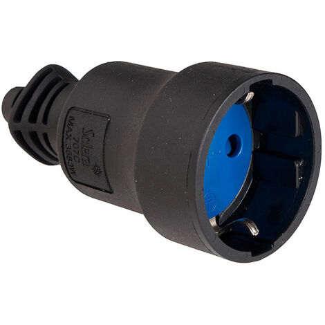 Caoutchouc Air Base 16a 250v T/tl 4.8mm Noir  Solera 707c