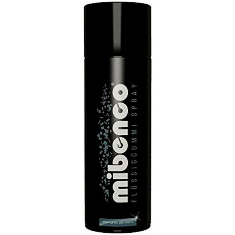 MIB71417011 Spray liquide pour caoutchouc, 400 ml, fer/gris brillant - Mibenco