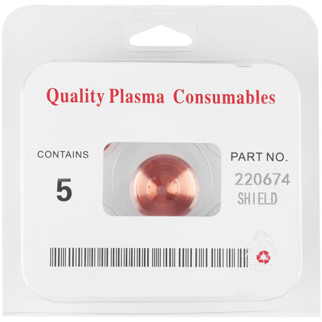 Cap de Bouclier - en Cuivre - Assure Processus Fin et une concentricité - 5pcs