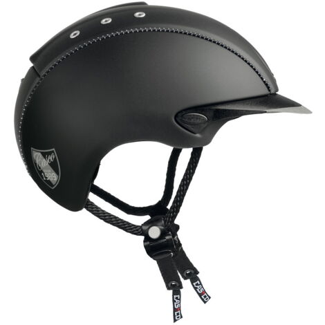 Cap equitazione modello MISTRALL omologato GV1, ottima ventilazione e protezione Perfetto per uso quotidiano: 50-54 cm, Nero