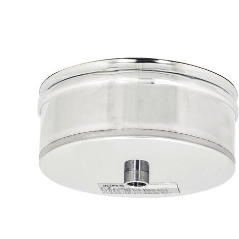 Cap pour la collection et le déchargement de la cheminée du condensat en acier inoxydable 14cm