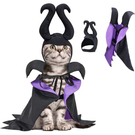 Capa de Halloween para mascotas, disfraces de Halloween para perros, para fiesta de Halloween de cachorros y gatos
