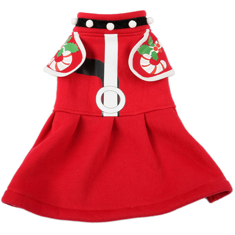 

Capa de Navidad para mascotas Disfraces de Navidad para mascotas Capa de gato Capa de Navidad para cachorros,Rojo, XL