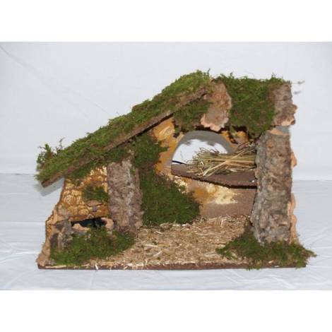 Fontana Per Il Presepe.Capanna Con Fontana 42x18x28cm Accessori Presepe 579376