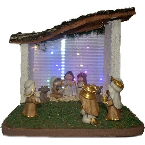 Mascagni Presepe completo con capanna