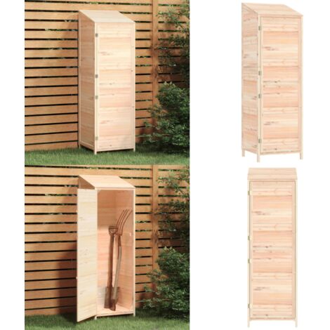 Capanno da Giardino 55x52x174,5 cm in Legno Massello di Abete - Capanno in legno - Capanno in abete