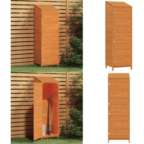 Capanno da Giardino Marrone 55x52x174,5 cm Legno Massello Abete - Capanno in legno - Capanno in abete