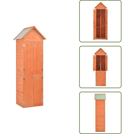 Capanno impermeabile - vidaXL Capanno per Attrezzi in Legno 71x60x213 cm - Capanno per utensili